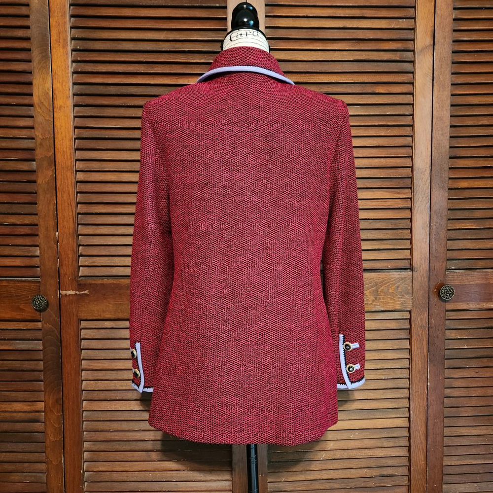 St John Collection by Marie Gray Vintage Jacquard Blazer - Picture 2 of 14